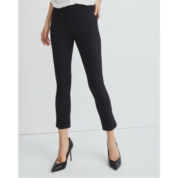 Veronica Beard ZIP BACK SCUBA PANT side 2 NAVY - Picture 3 of 12